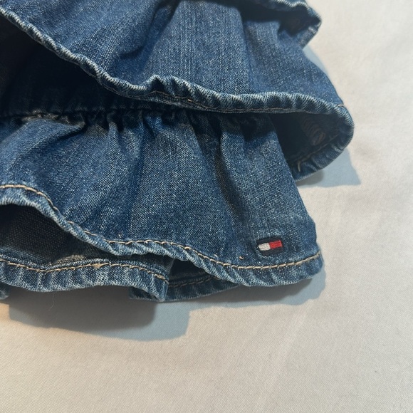 Tommy Hilfiger Ruffle Denim Skirt - Picture 2 of 4